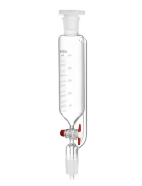 51758. EMBUDO CILINDRICO DE VIDRIO 250ML GRADUADO DE ADICION, S/TAPON – CTR Scientific